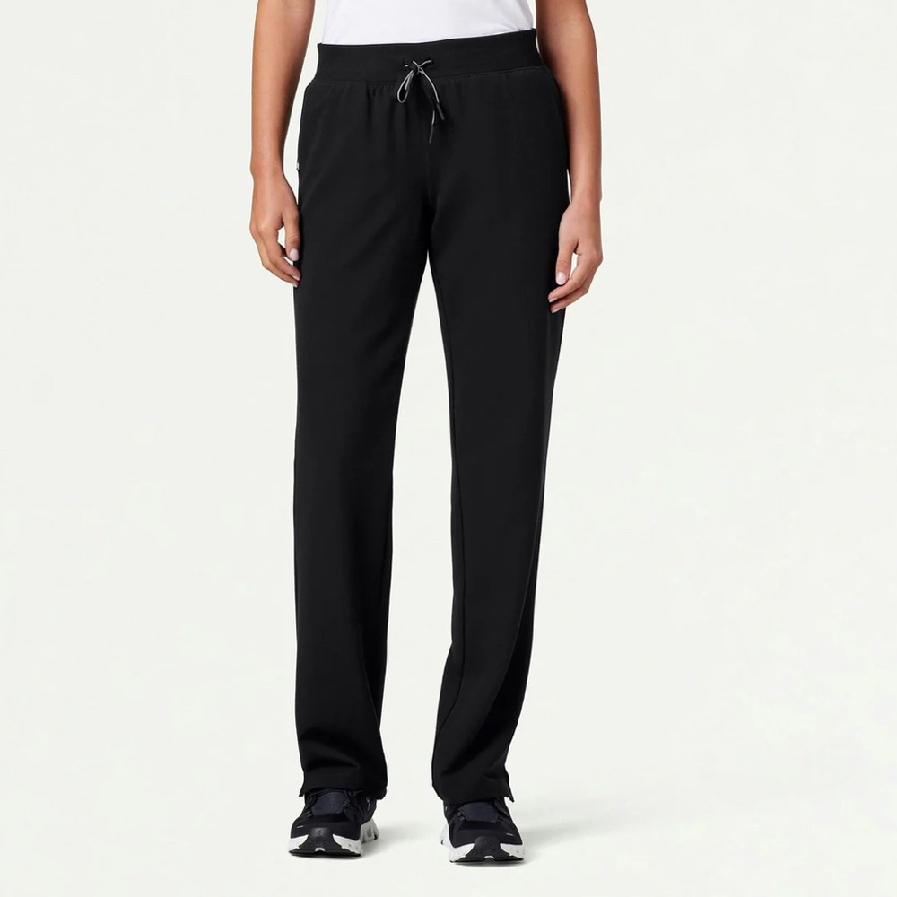 Jaanuu Black Straight fit scrub pants